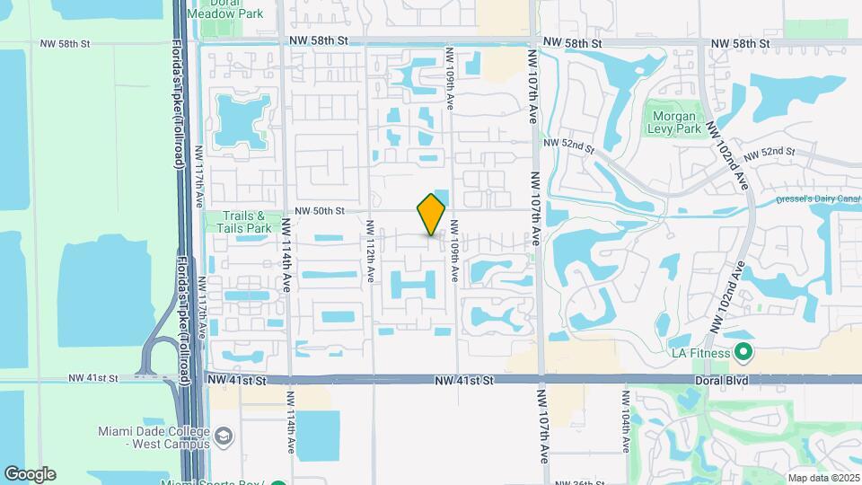 4863 NW 109th Path Map and Location Details