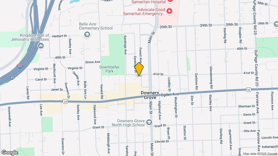 4206 Forest Ave Map and Location Details