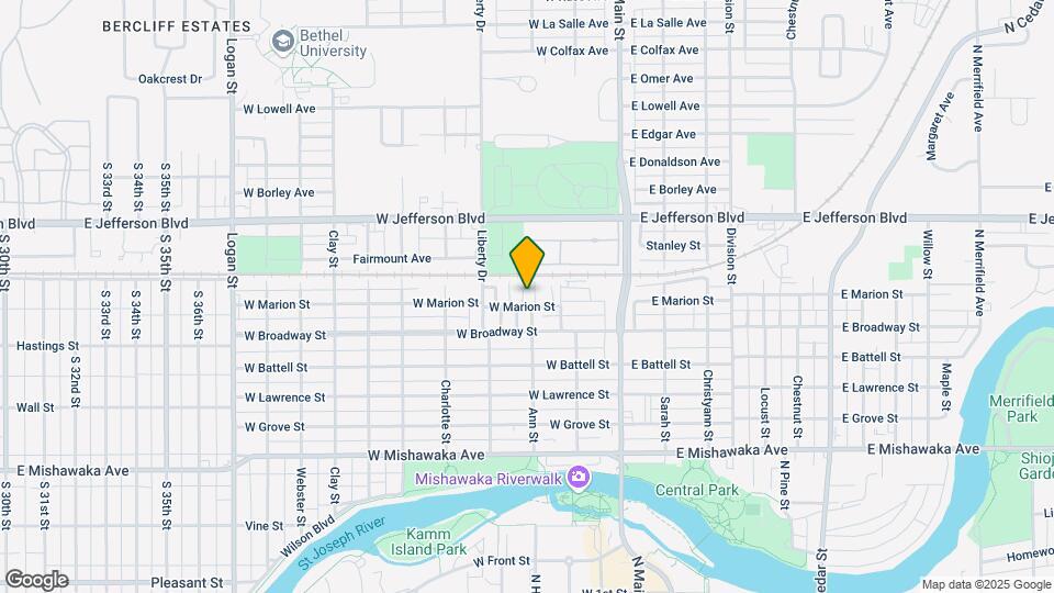 1109 Ann St Map and Location Details