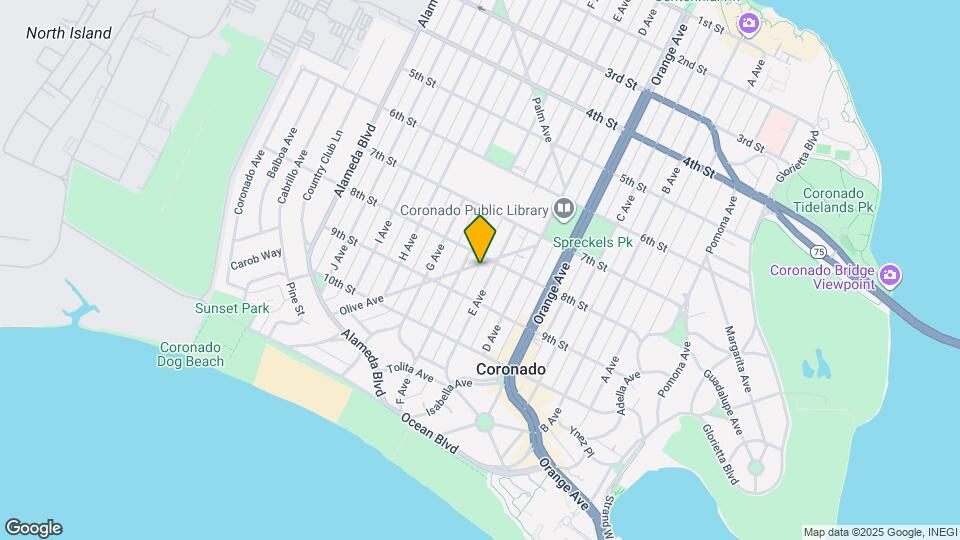 817 Olive Ave Map and Location Details