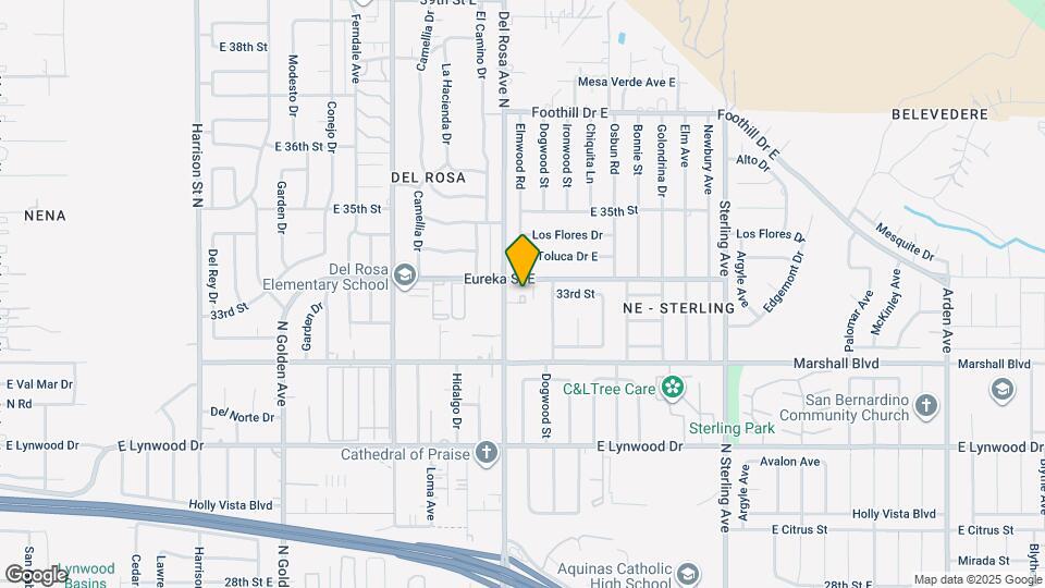 1619 Eureka St E Map and Location Details