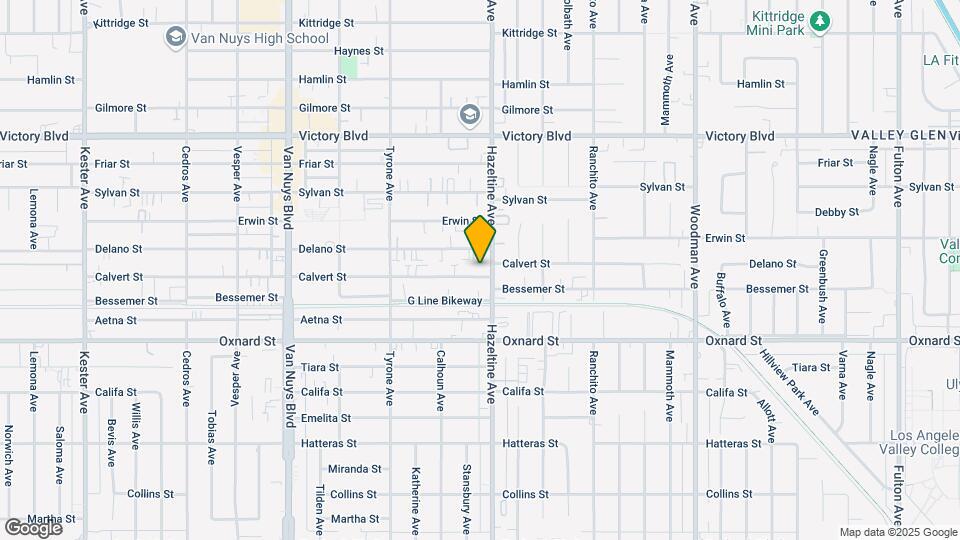 14111 Calvert St Map and Location Details