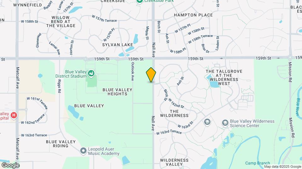16090 Nall Ave Mapa y Detalles de la Ubicación