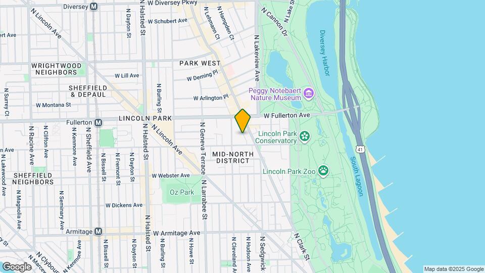 434.5 W Belden Ave Mapa y Detalles de la Ubicación