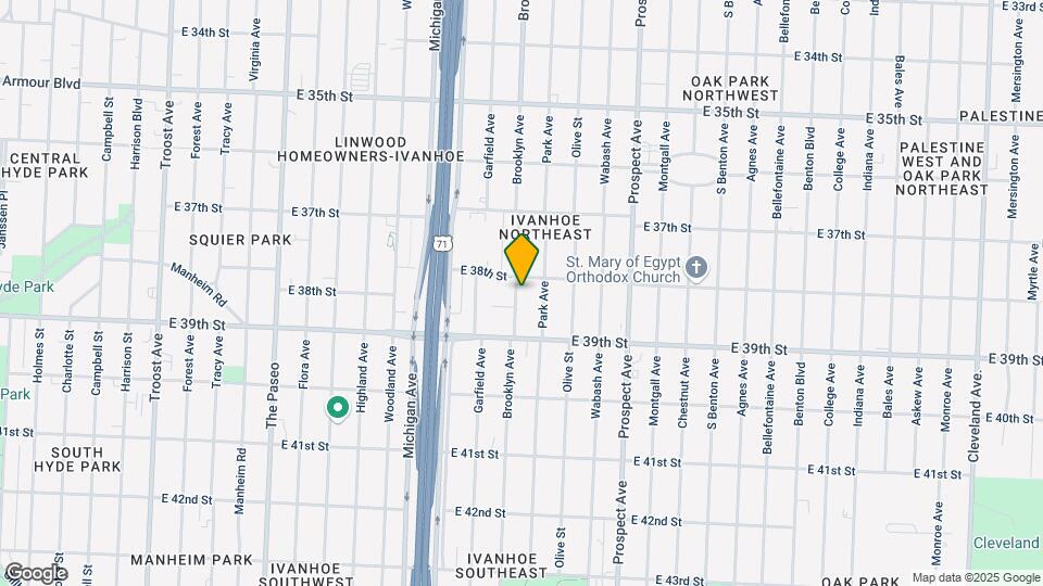 3809 Brooklyn Ave Map and Location Details