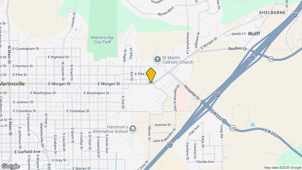 1609 E Morgan St Map and Location Details