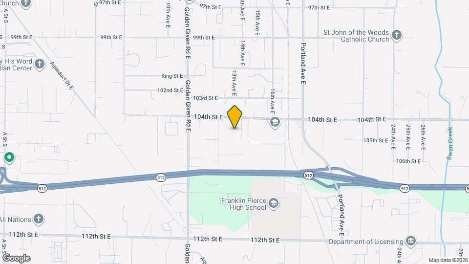 10430 13th Avenue Ct E Map and Location Details