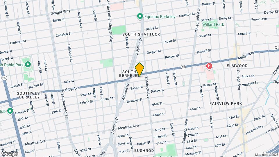 2045 Emerson St Map and Location Details
