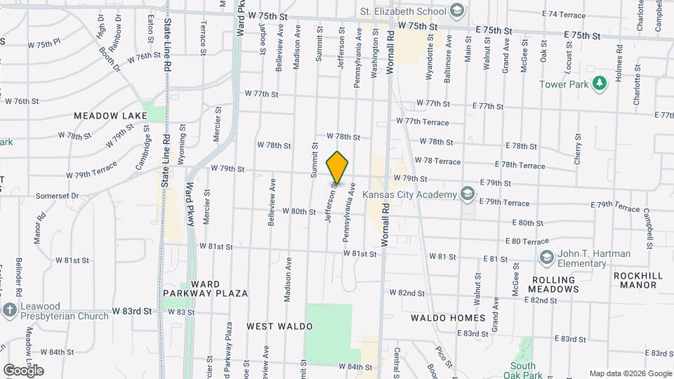7915 Jefferson St Mapa y Detalles de la Ubicación