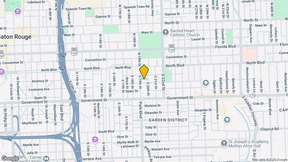 1927 Louisiana Ave Mapa y Detalles de la Ubicación