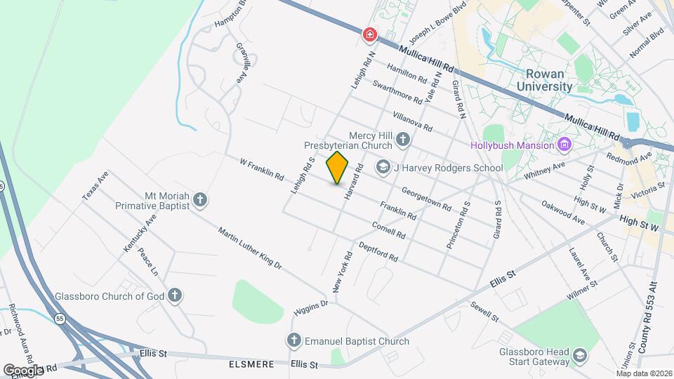 404 Franklin Rd Map and Location Details