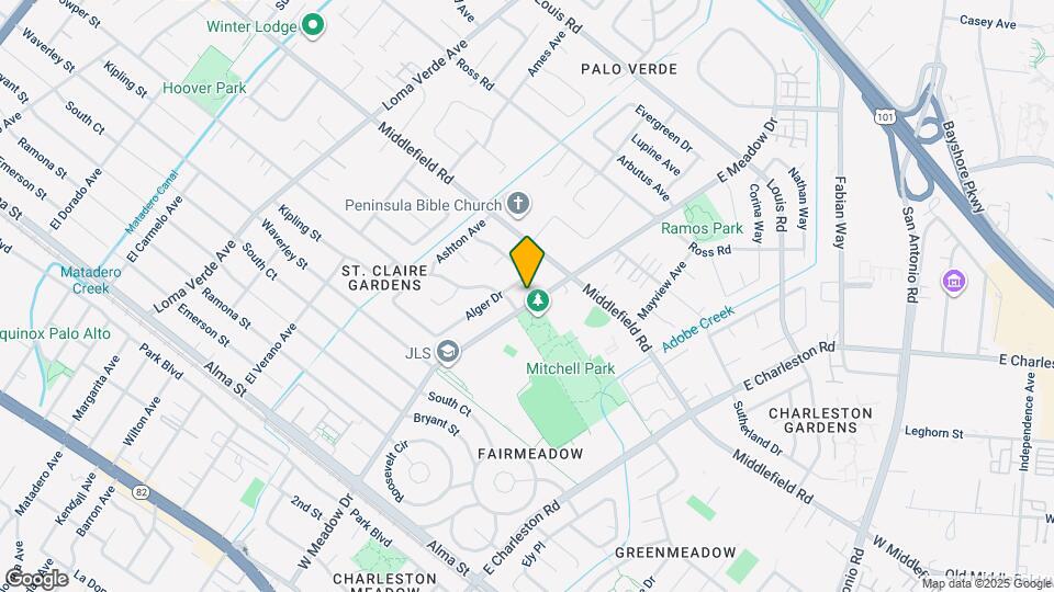 611 E Meadow Dr Mapa y Detalles de la Ubicación