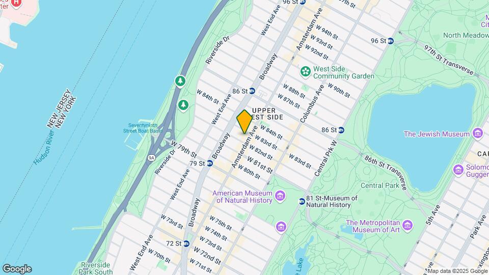 464 Amsterdam Ave Map and Location Details