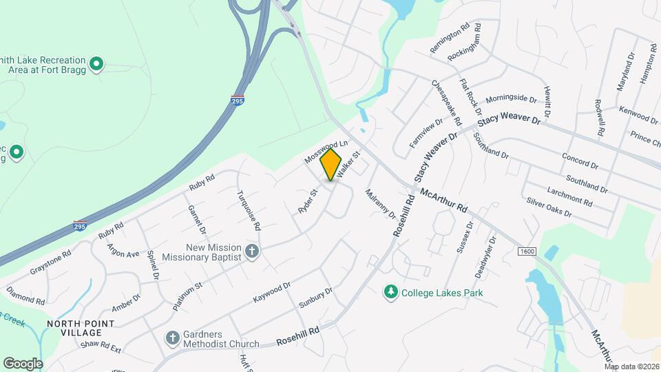 638 Walker St Map and Location Details