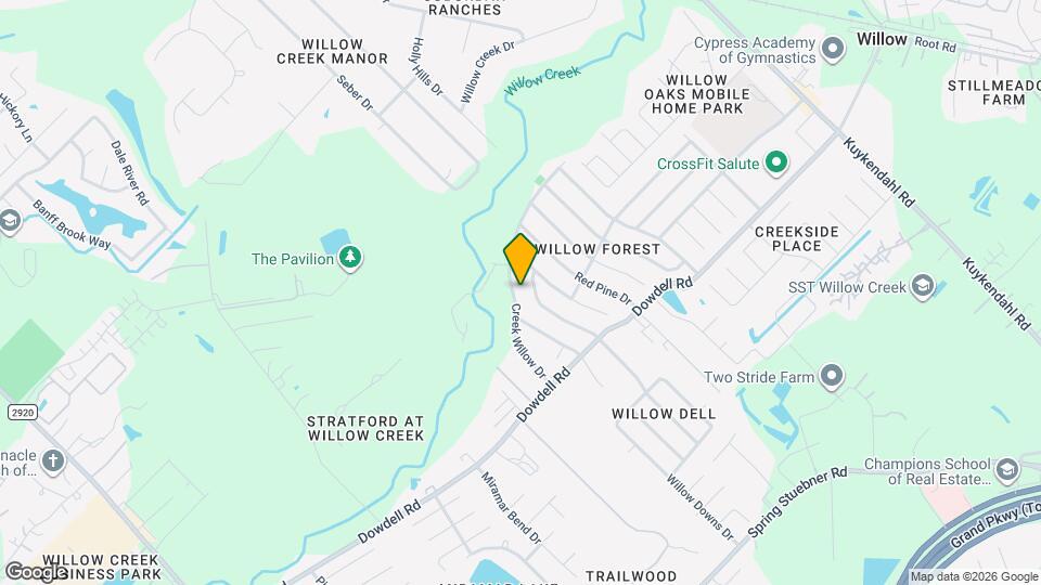 8723 Creek Willow Dr Map and Location Details