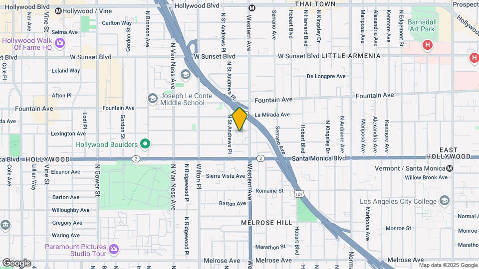 5522 Lexington Ave Map and Location Details