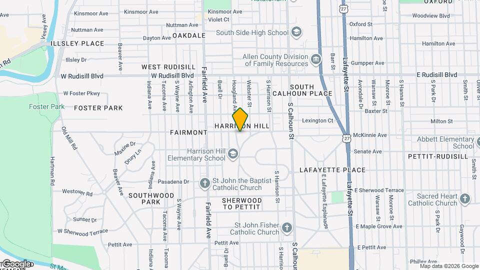 4205 Hoagland Ave Map and Location Details
