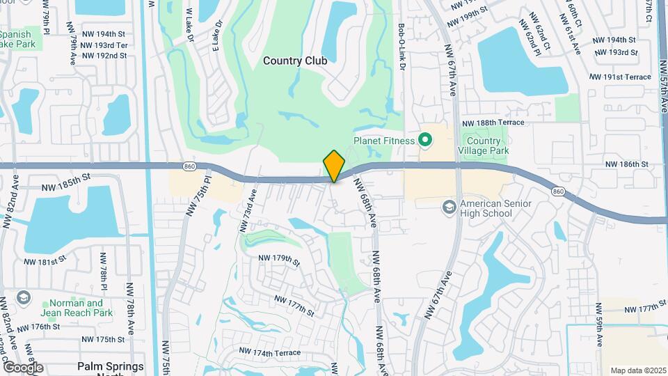 18348 NW 68th Ave Map and Location Details