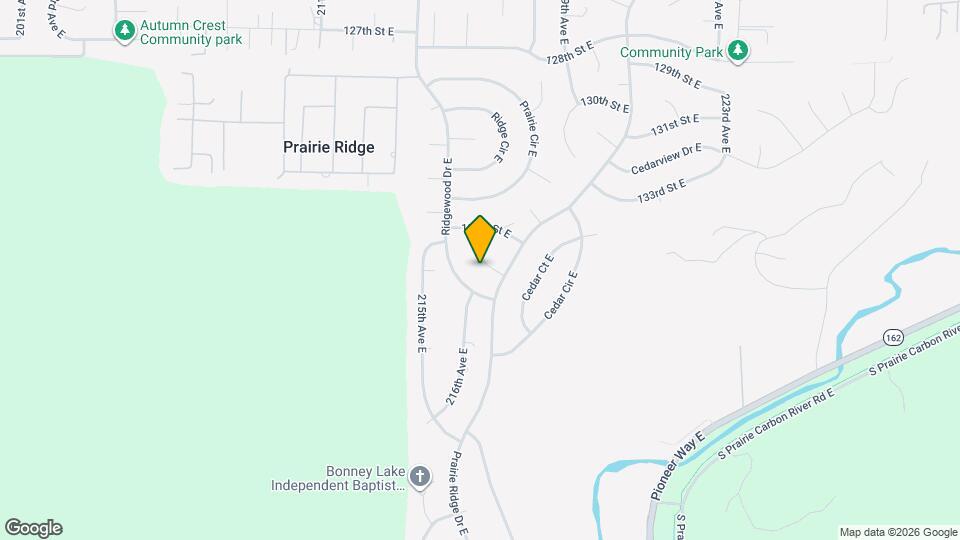 21614 135th St E Map and Location Details