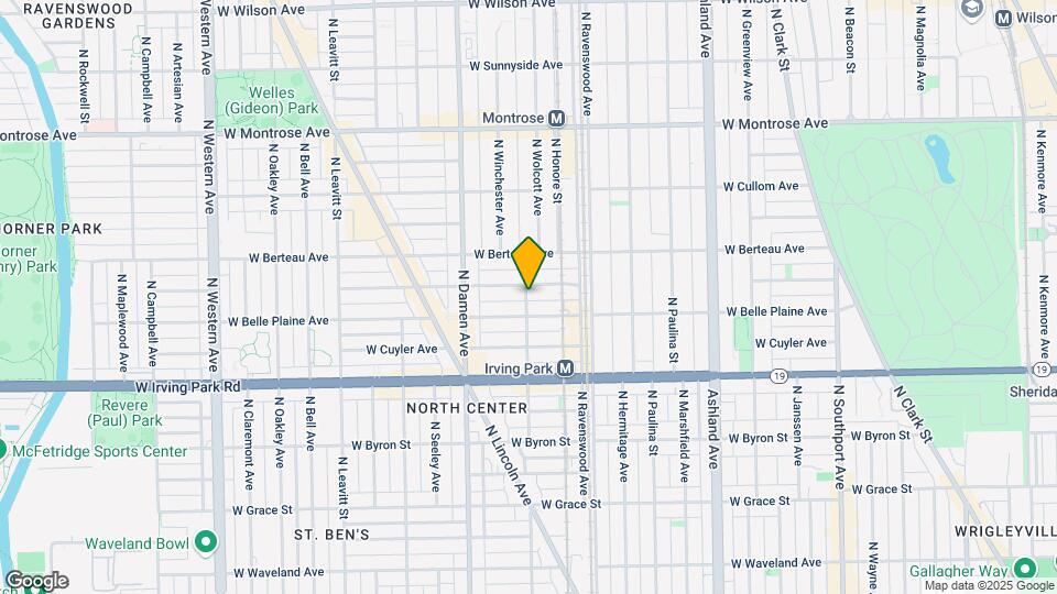 4115 N Wolcott Ave Mapa y Detalles de la Ubicación