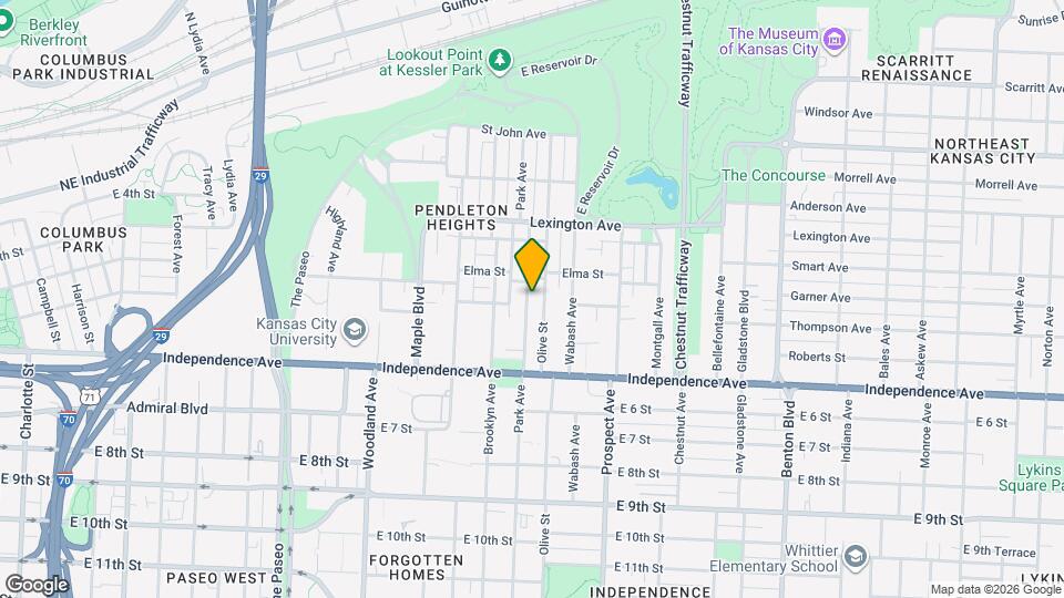 421 Park Ave, Unit 1 Mapa y Detalles de la Ubicación