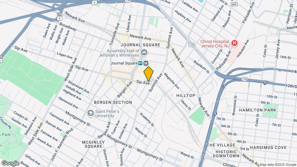 57 Sip Ave Map and Location Details