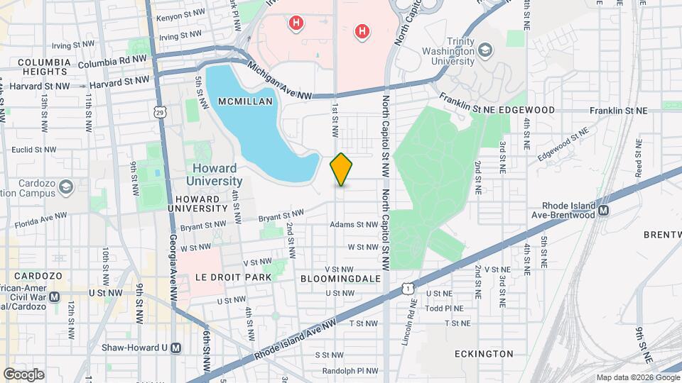 2411 1st St NW Map and Location Details