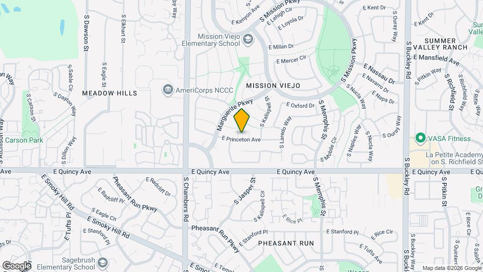 4190 S Jasper St Map and Location Details