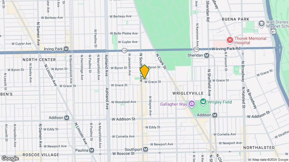 3811 N Southport Ave Map and Location Details