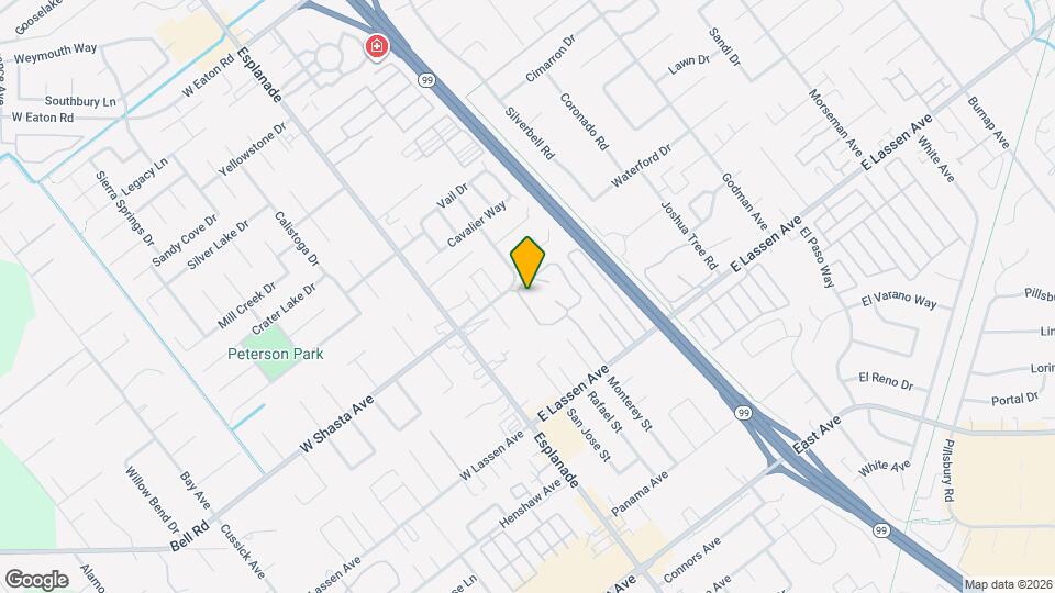 Chico Villa East Apartments Mapa y Detalles de la Ubicación