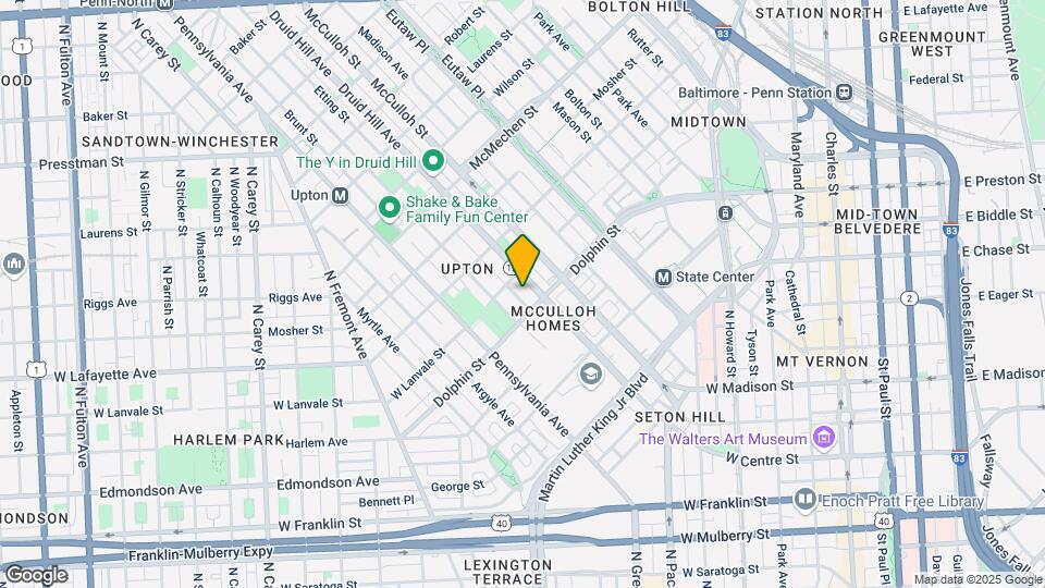 1221 Etting St Map and Location Details