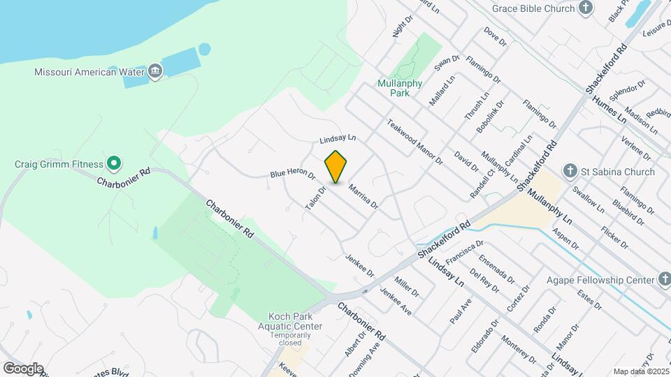 2353 Blue Heron Dr Map and Location Details