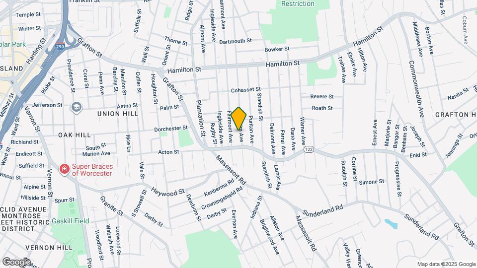 208 Pilgrim Ave, Unit 1 Map and Location Details