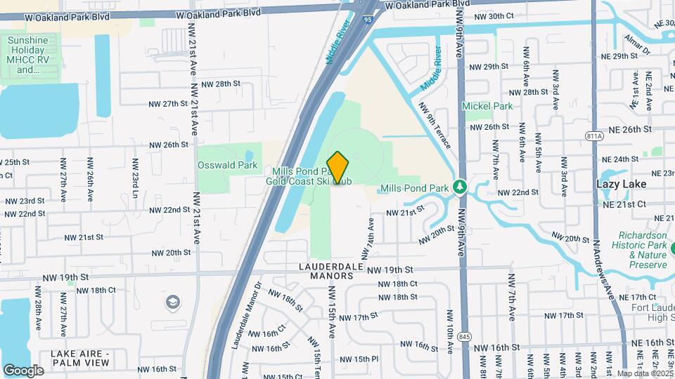 1491 NW 22nd Ct Map and Location Details