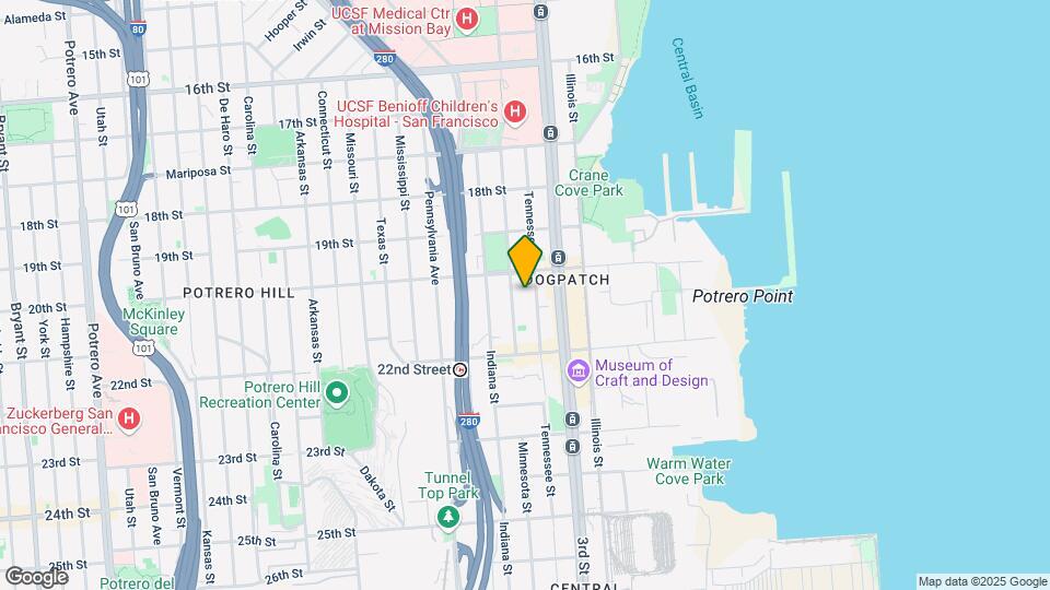 950 Tennessee St Map and Location Details