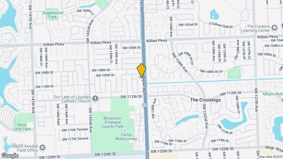 10934 SW 137th Ct Map and Location Details