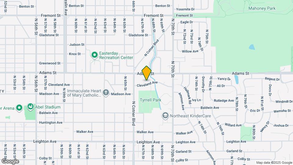 6712 Cleveland Ave Map and Location Details