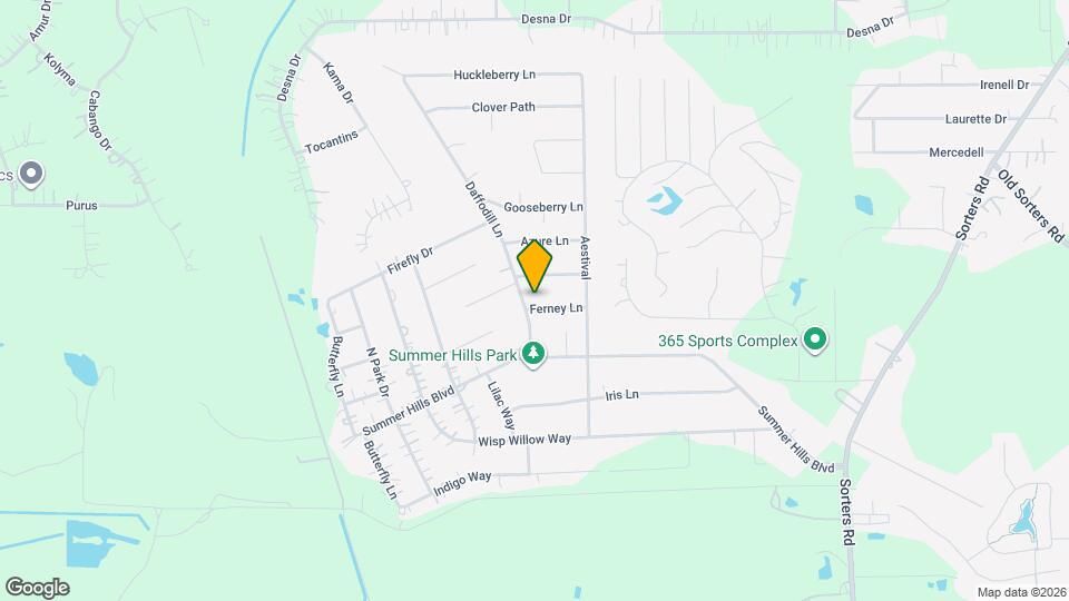 18875 Ferney Ln Map and Location Details