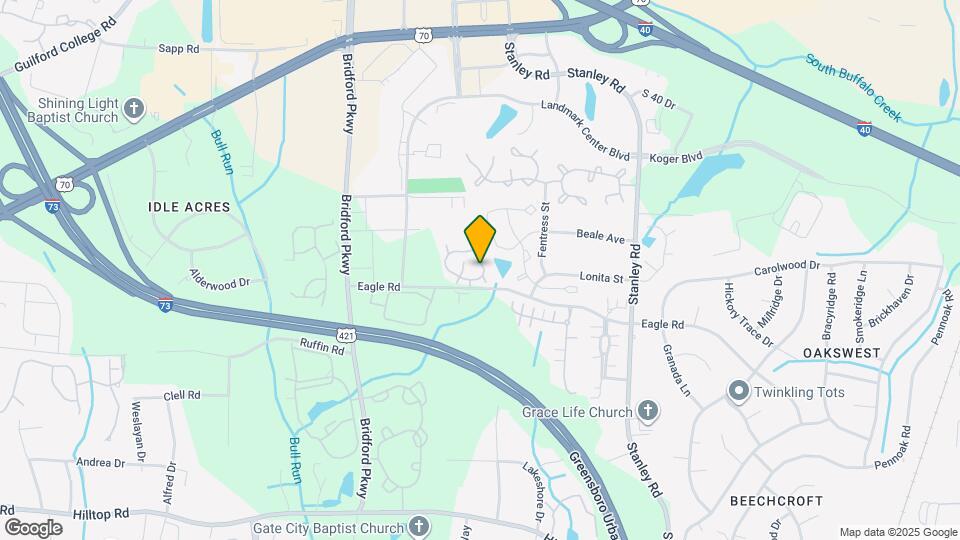 832 Central Park Ave Map and Location Details