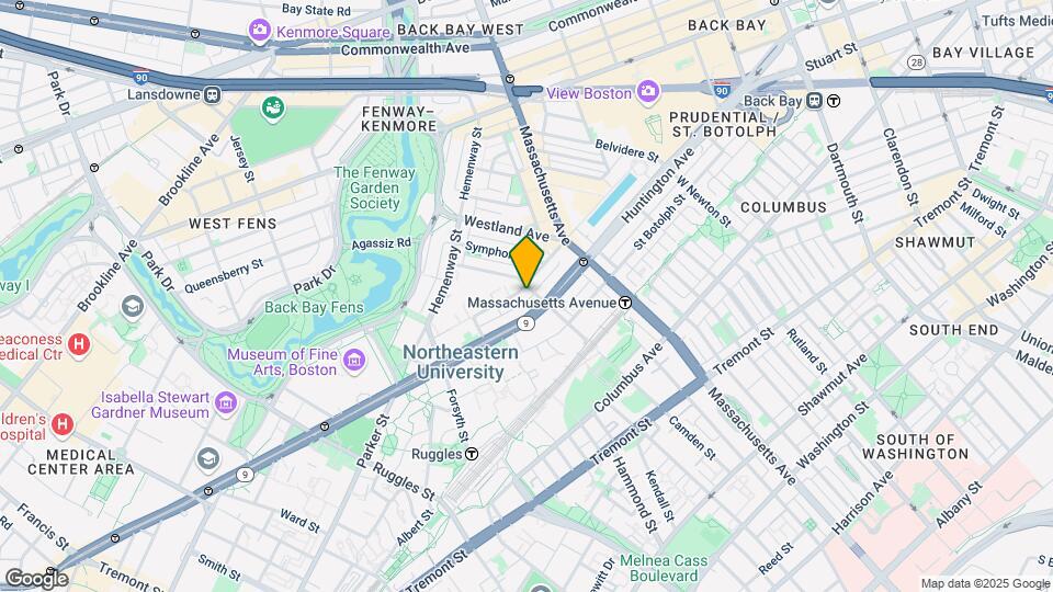 54 Gainsborough St, Unit 1 Mapa y Detalles de la Ubicación