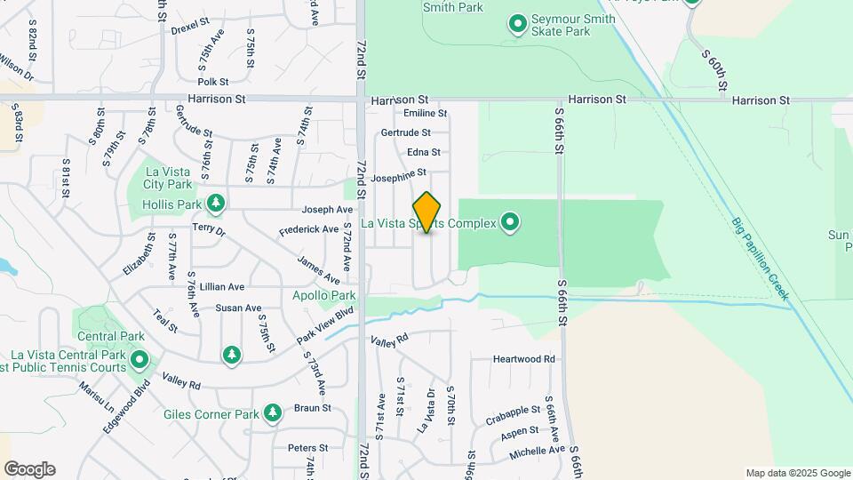 7354 S 70th St Map and Location Details