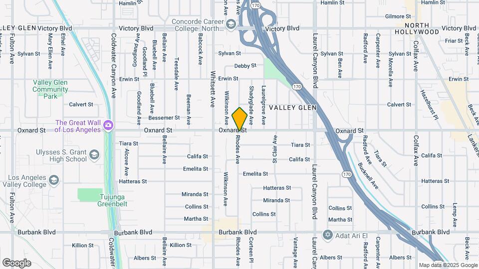 5960 Rhodes Ave Map and Location Details