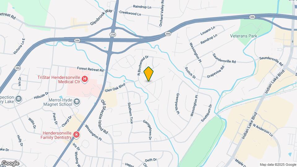 107 Cloverfield Ct Map and Location Details