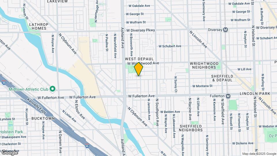 1500 W Altgeld St Map and Location Details