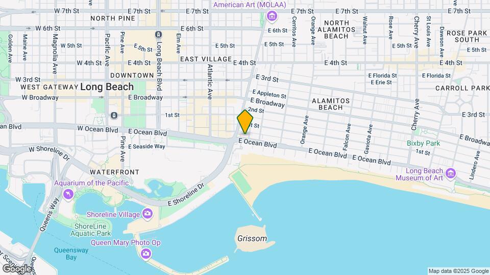 833 E Ocean Blvd Map and Location Details