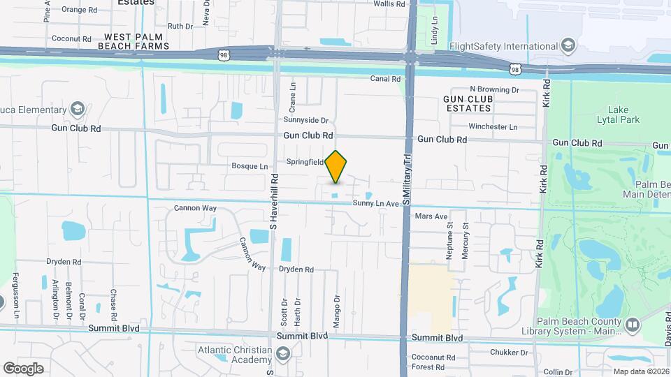 4782 Sunny Palm Cir Map and Location Details