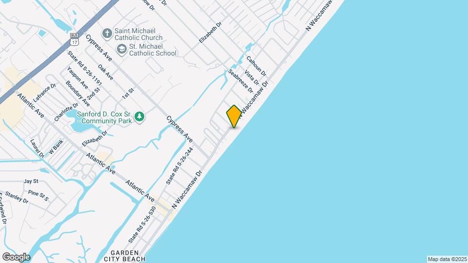 824 N Waccamaw Dr Map and Location Details