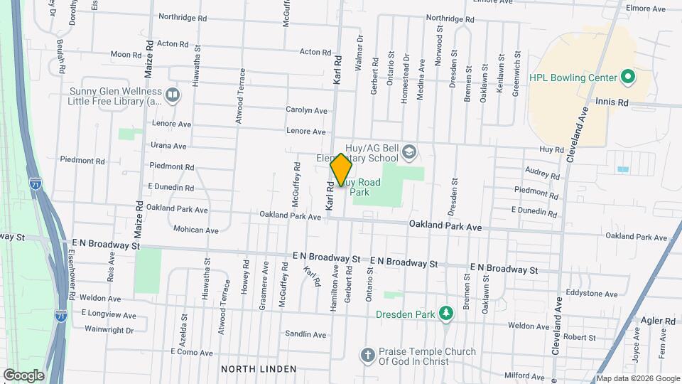 3267 Walmar Dr Map and Location Details