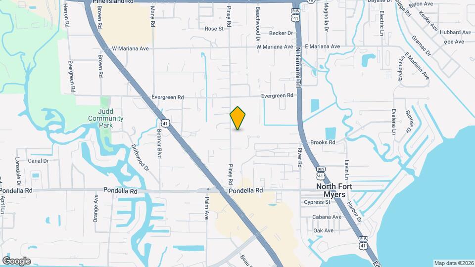 1340 Piney Rd Map and Location Details