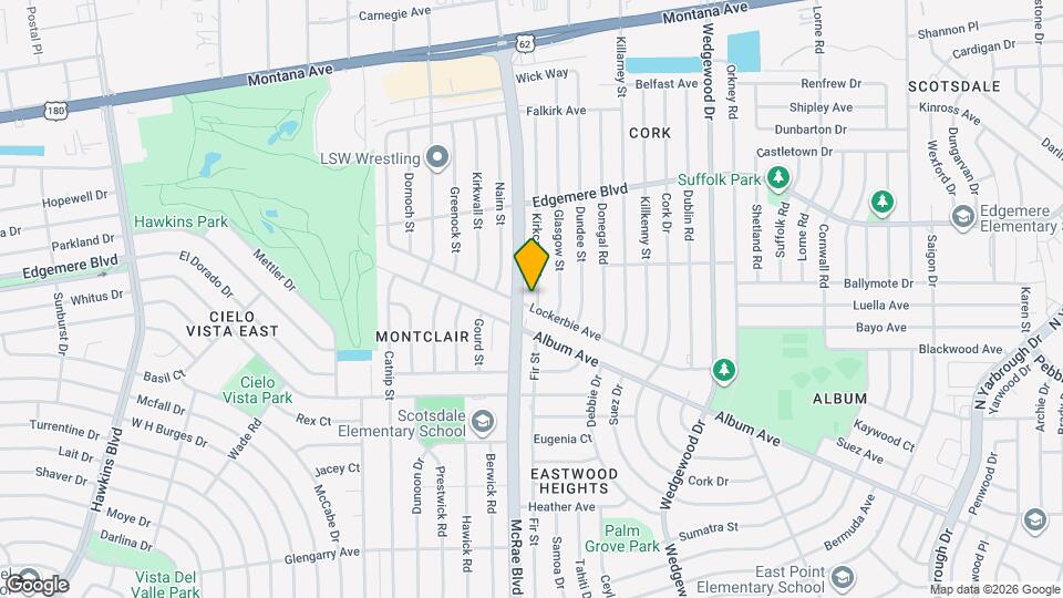 3101 Kirkcaldy St Map and Location Details